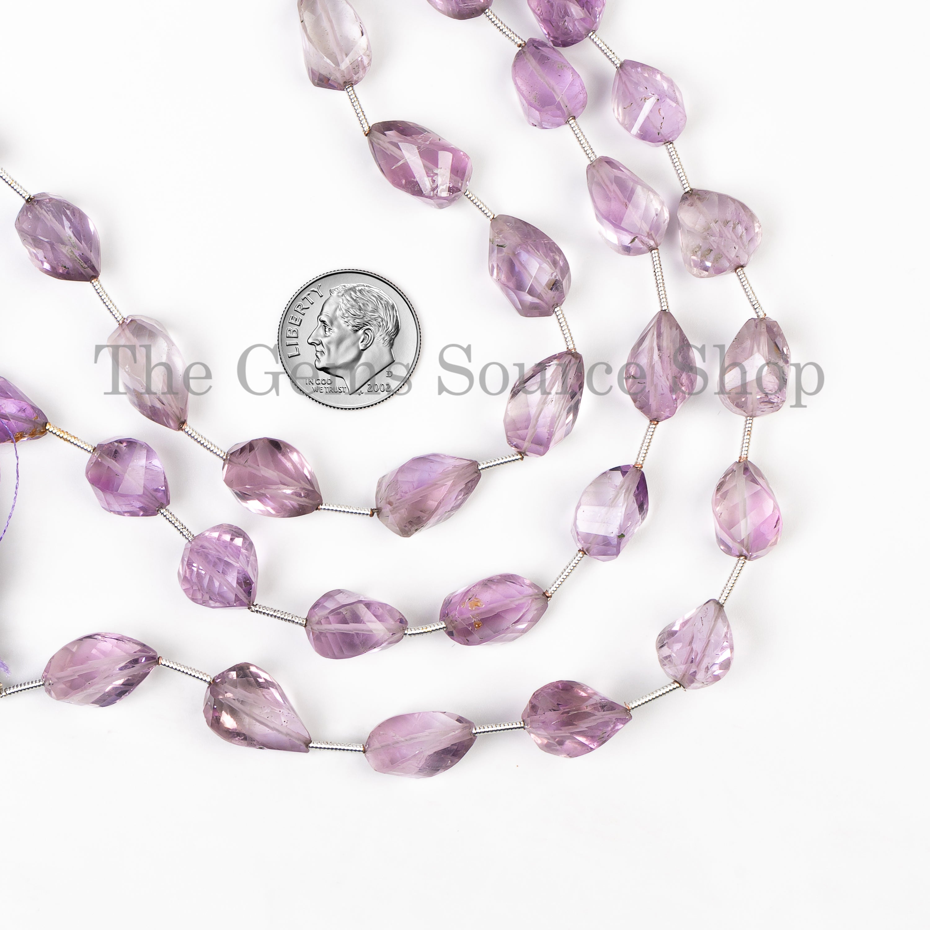 Fancy Cut Ametrine Nuggets/ Tumble Bulk Gemstone Beads Strand- 8"-9.5x16.5-11x19mm