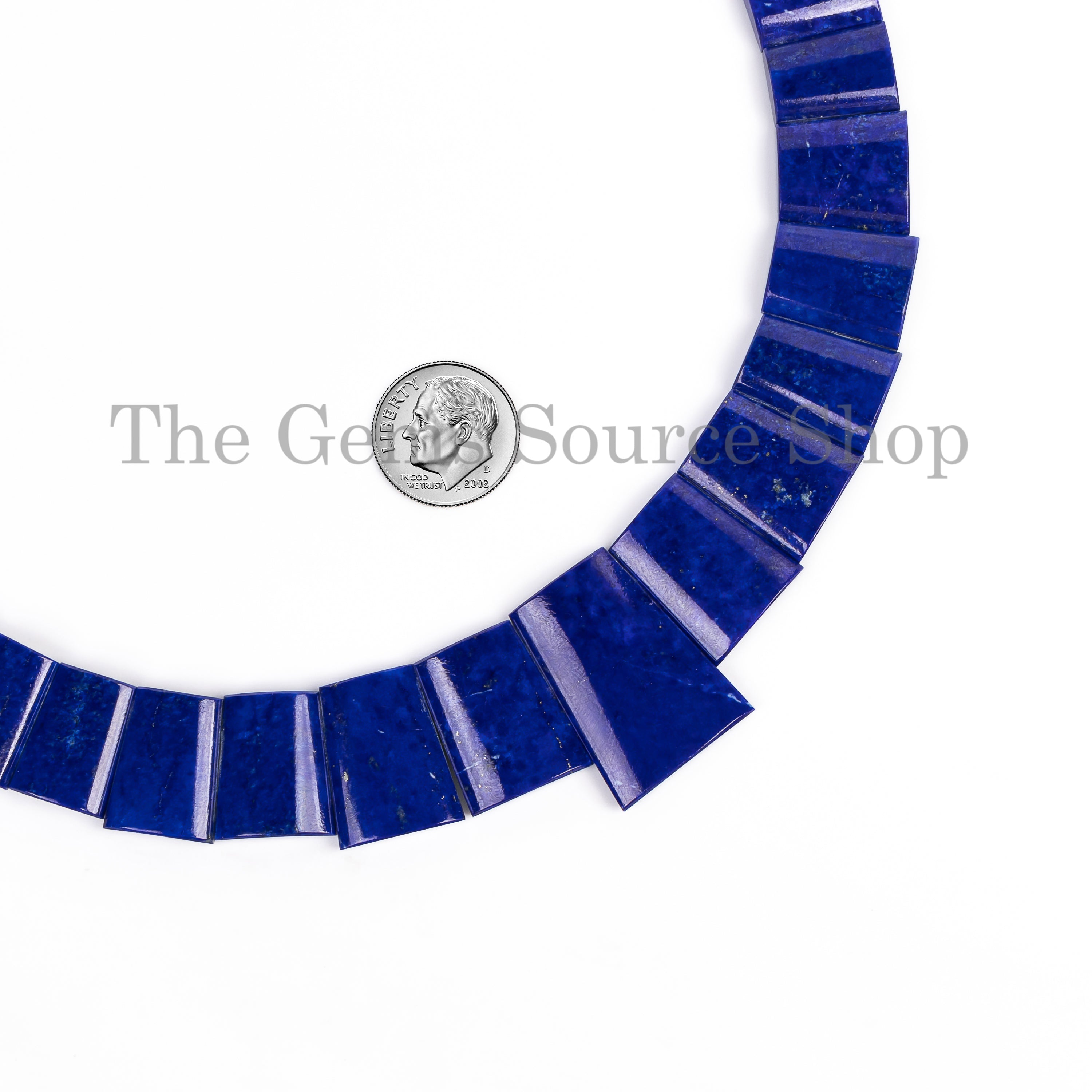 Lapis Lazuli Fancy Beaded Necklace- Healing Gemstone Jewelry in Wholesale