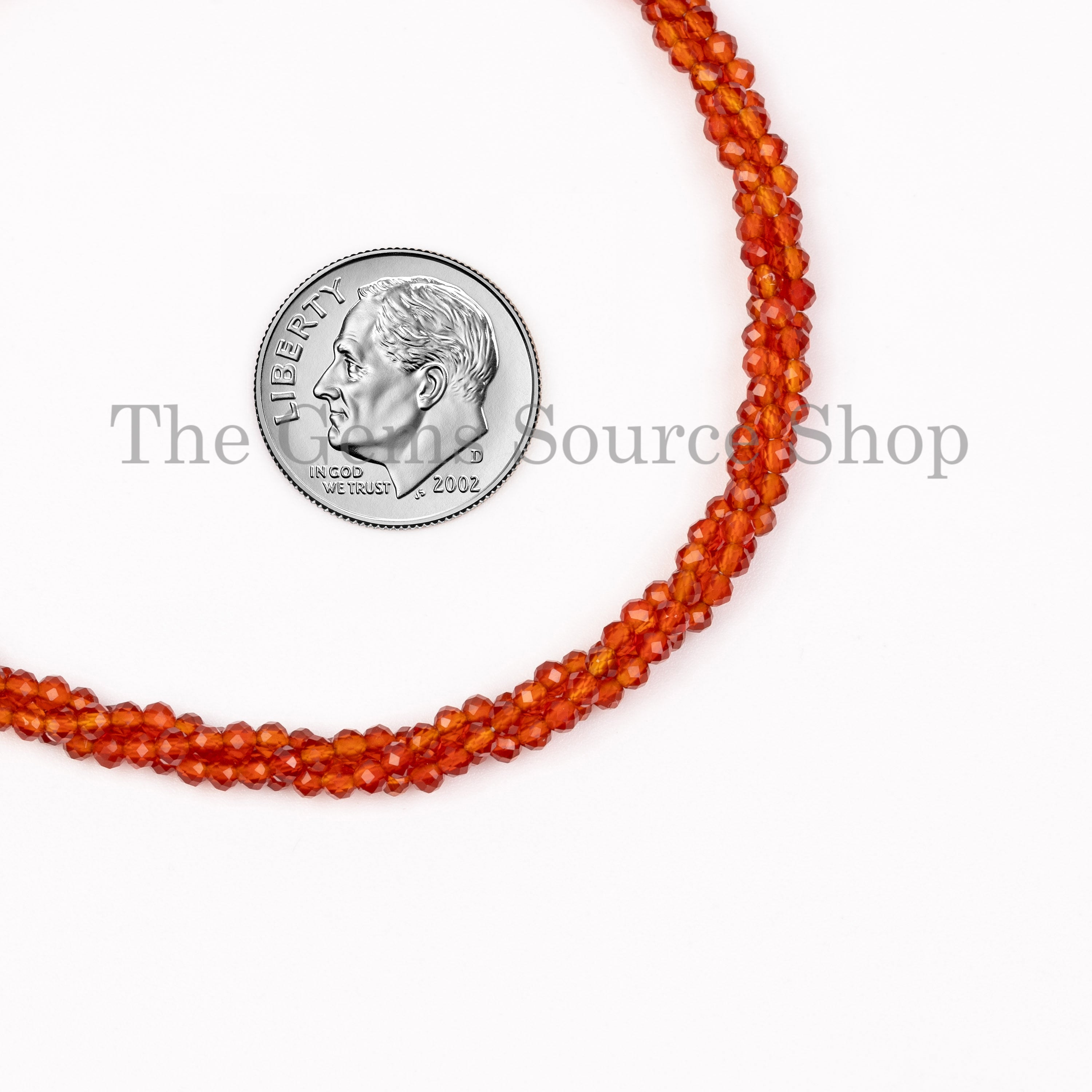 MINIMALIST JEWELRY- Natural Carnelian Tiny Beaded Choker Women Necklace