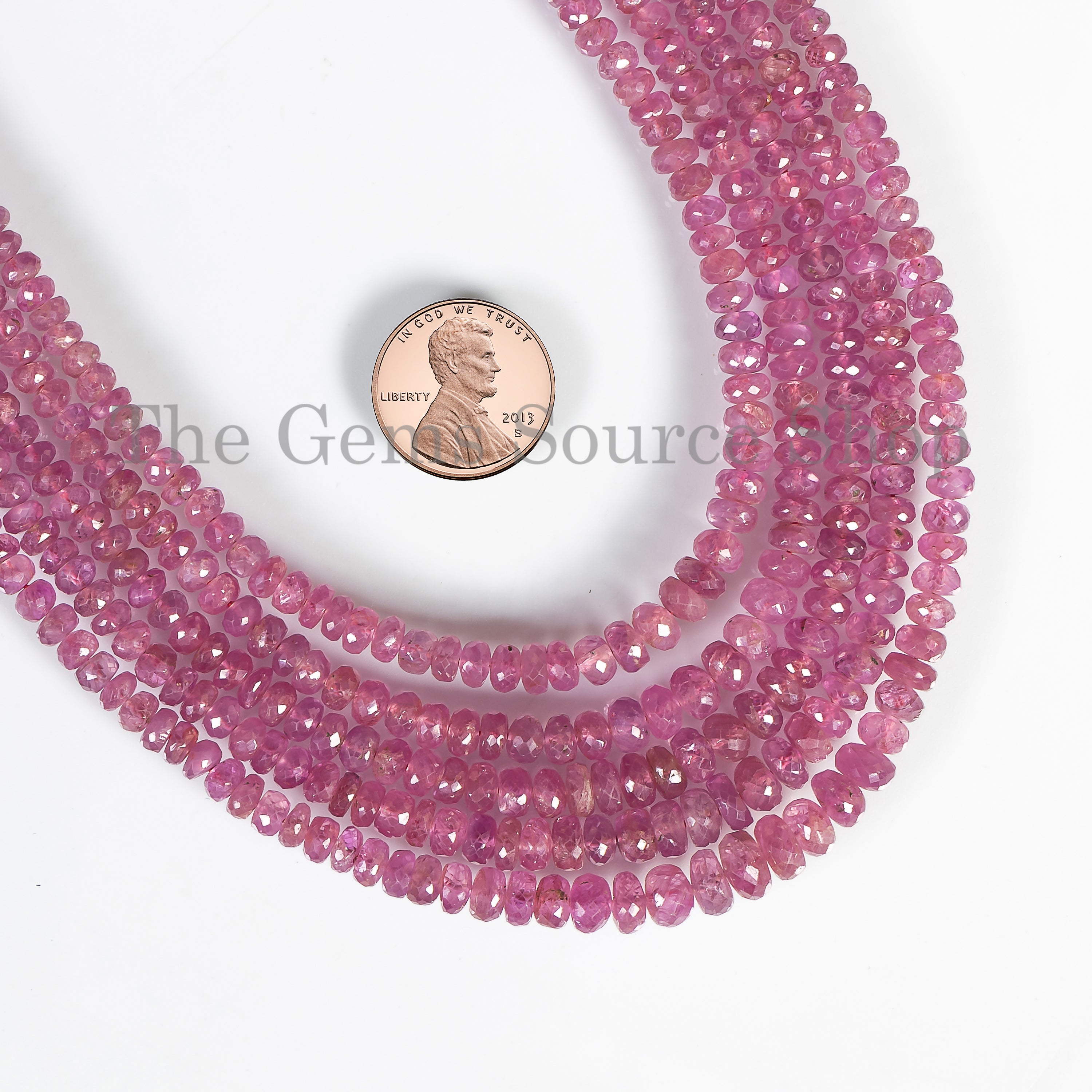 Natural Ruby Handcrafted Rondelle Beaded Necklace- Statement Jewelry for Women