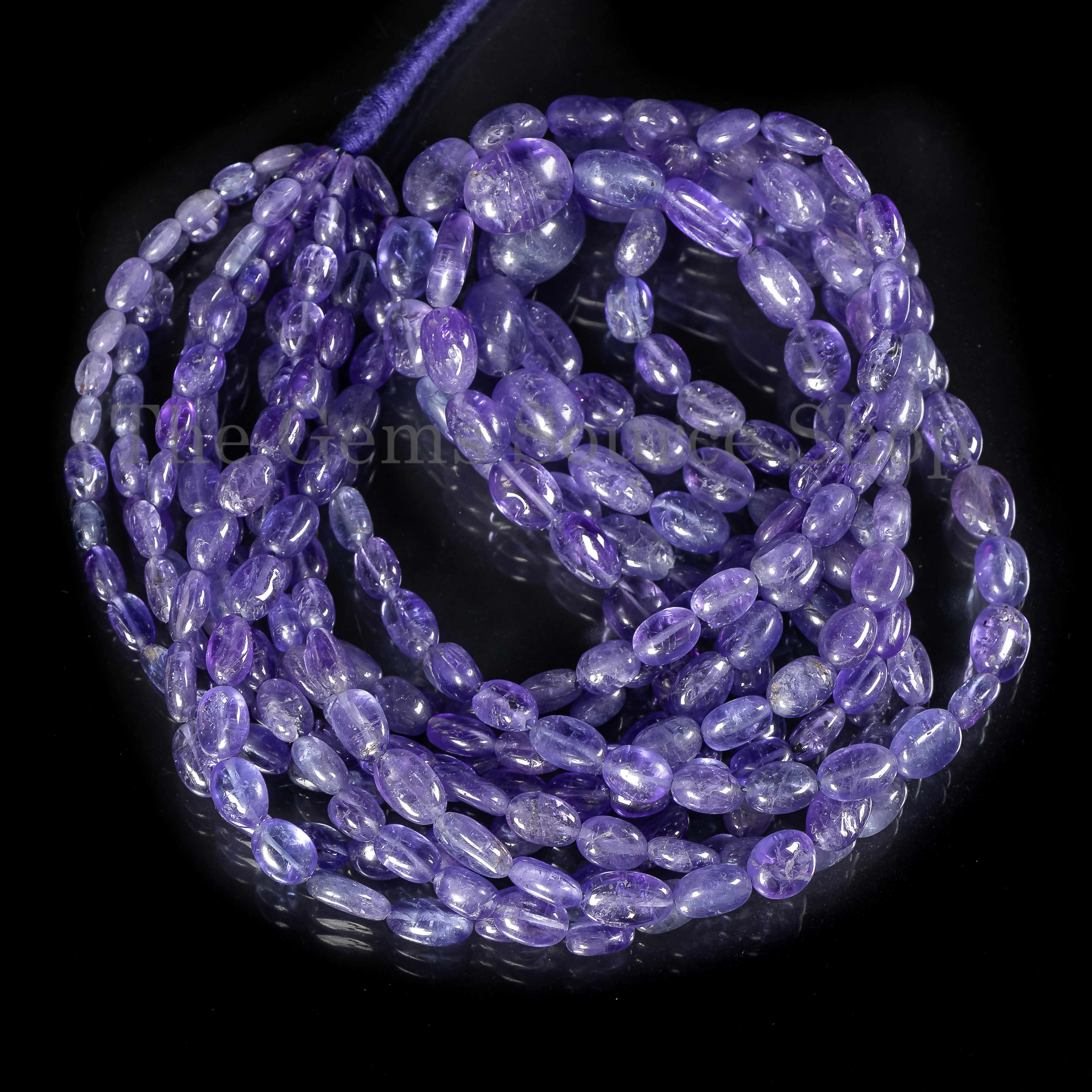  Tanzanite Smooth Beads