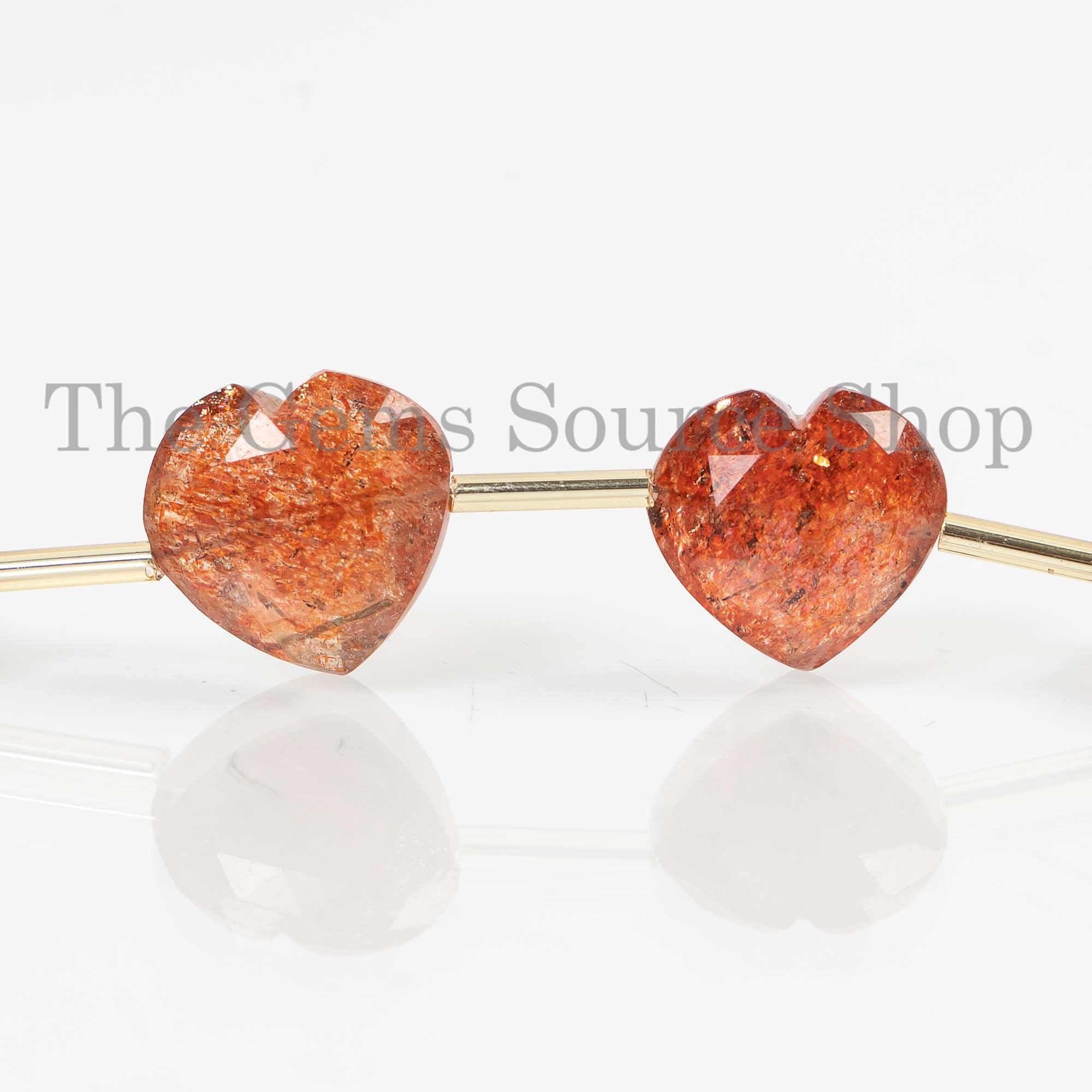 Heart Briolette Beads