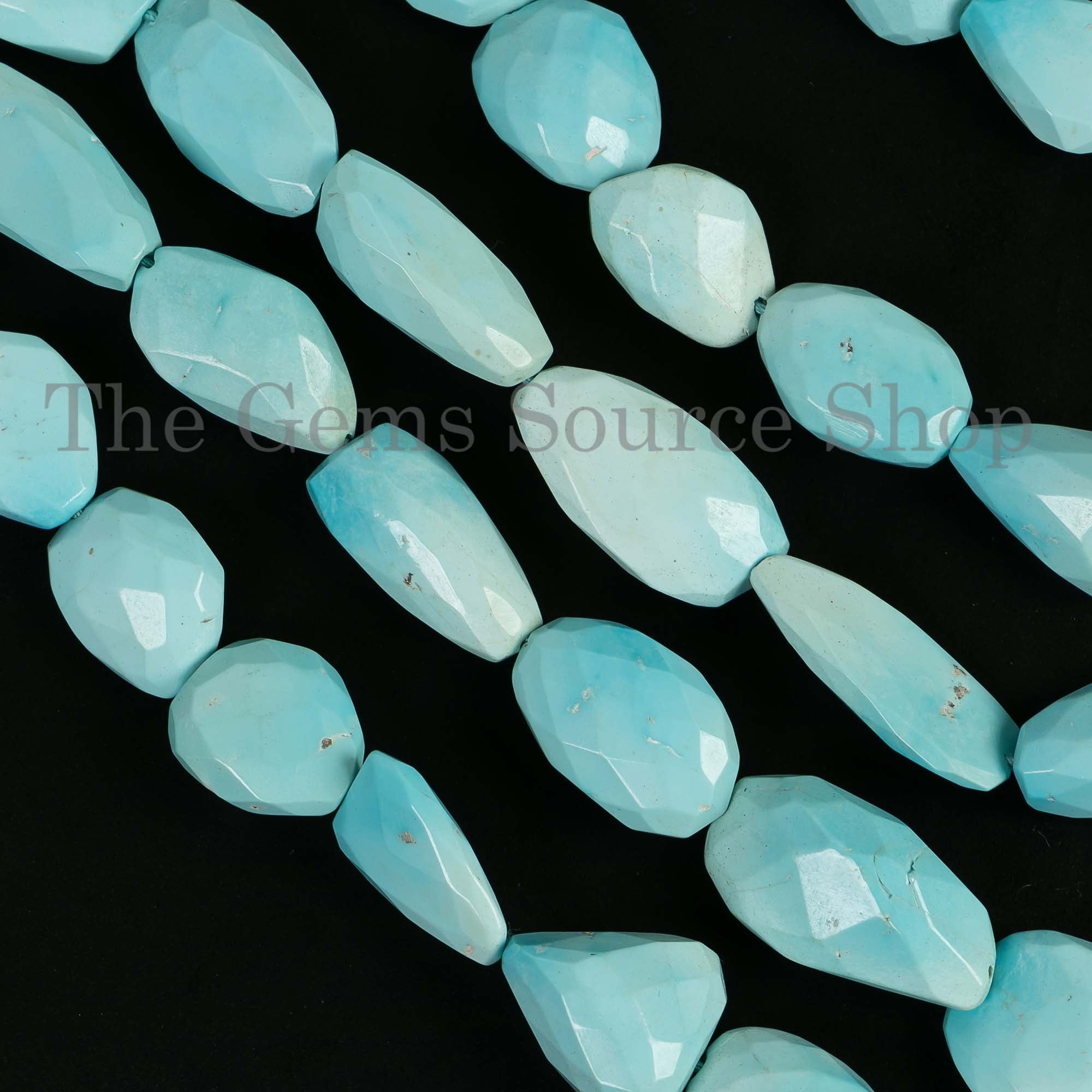 Turquoise Faceted Beads