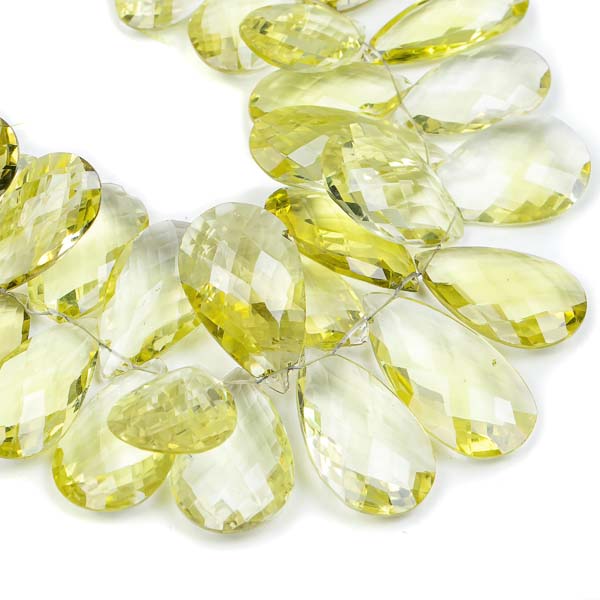 Natural lemon Quartz Beads