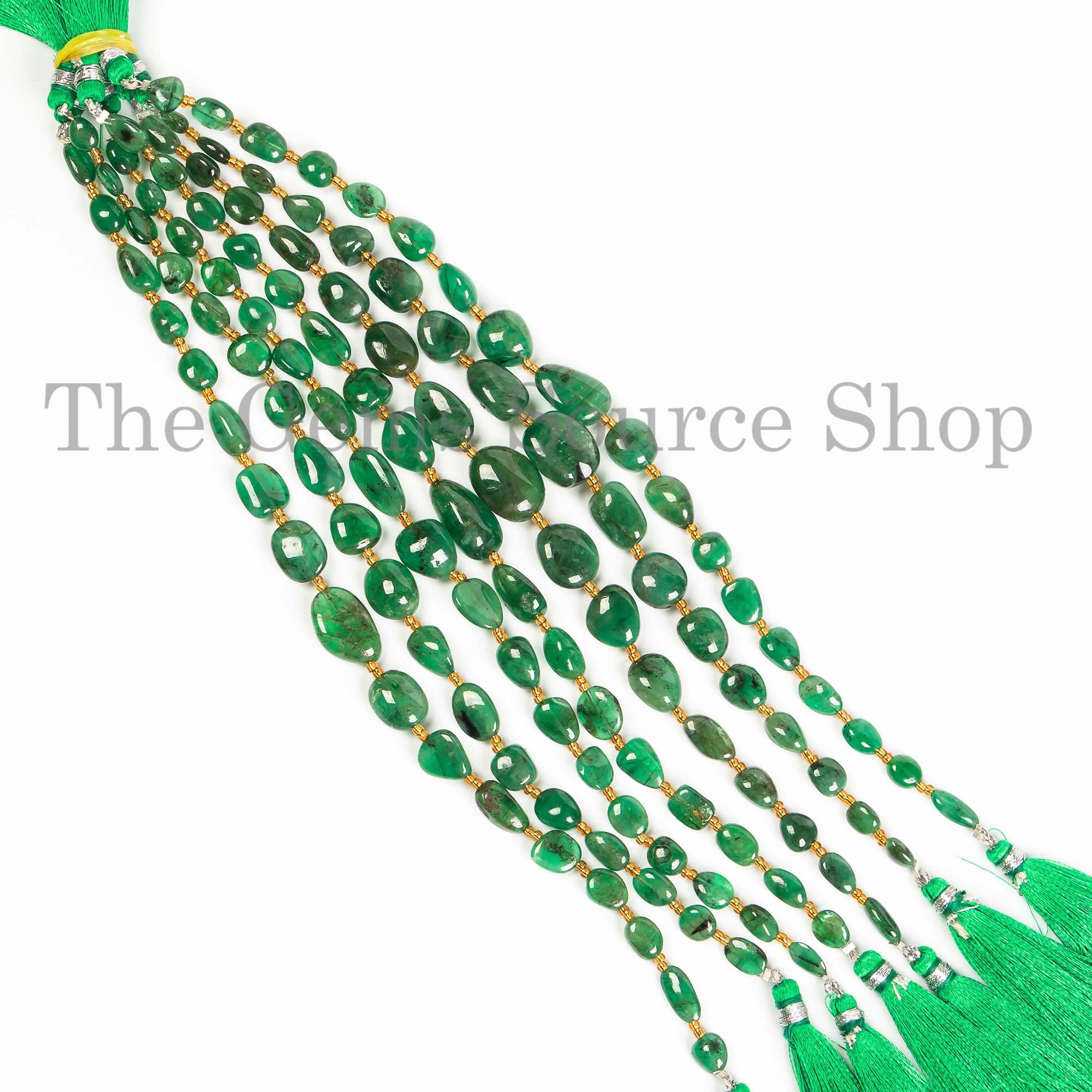 Emerald Gemstone Beads