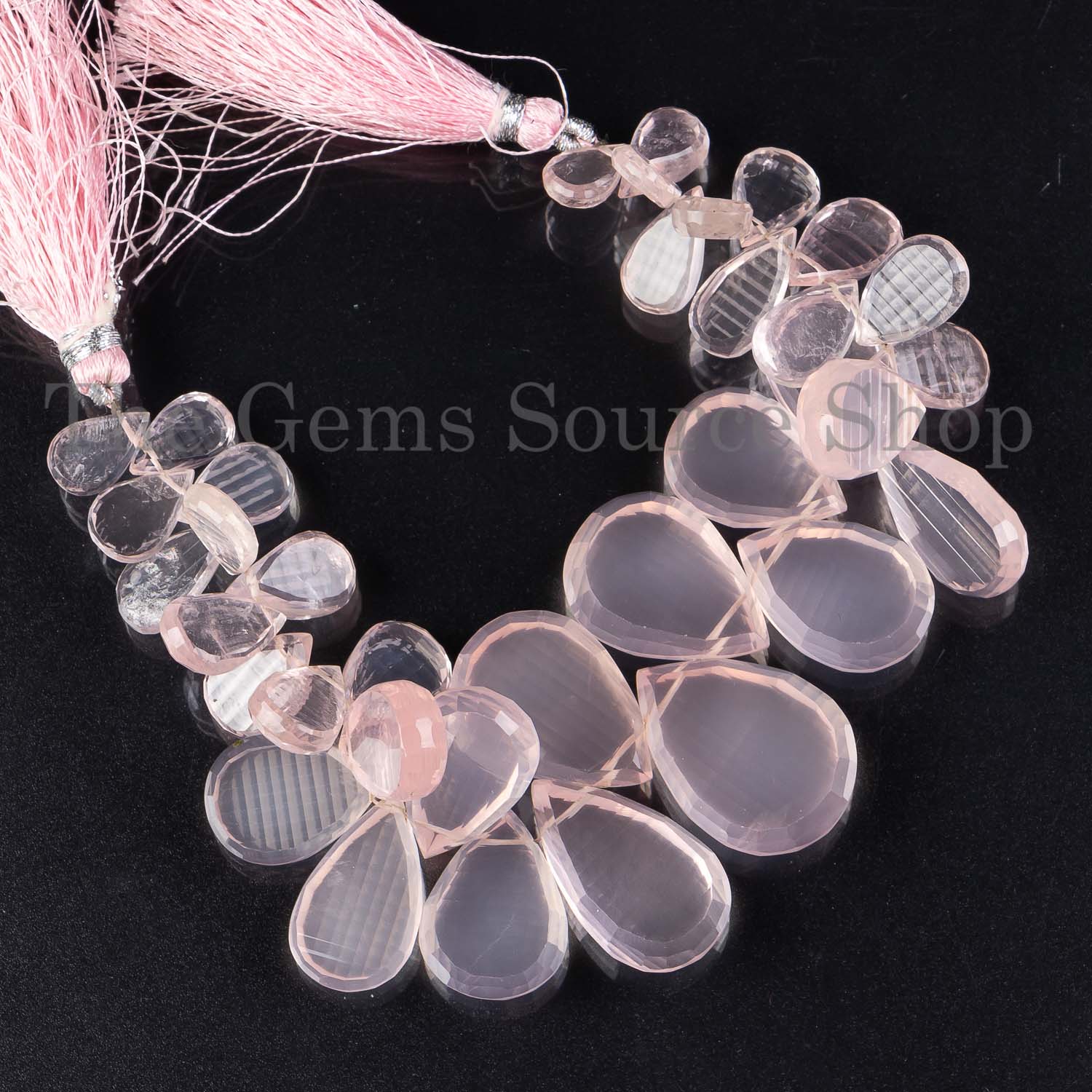 Rose Quartz Beads For Jewelry