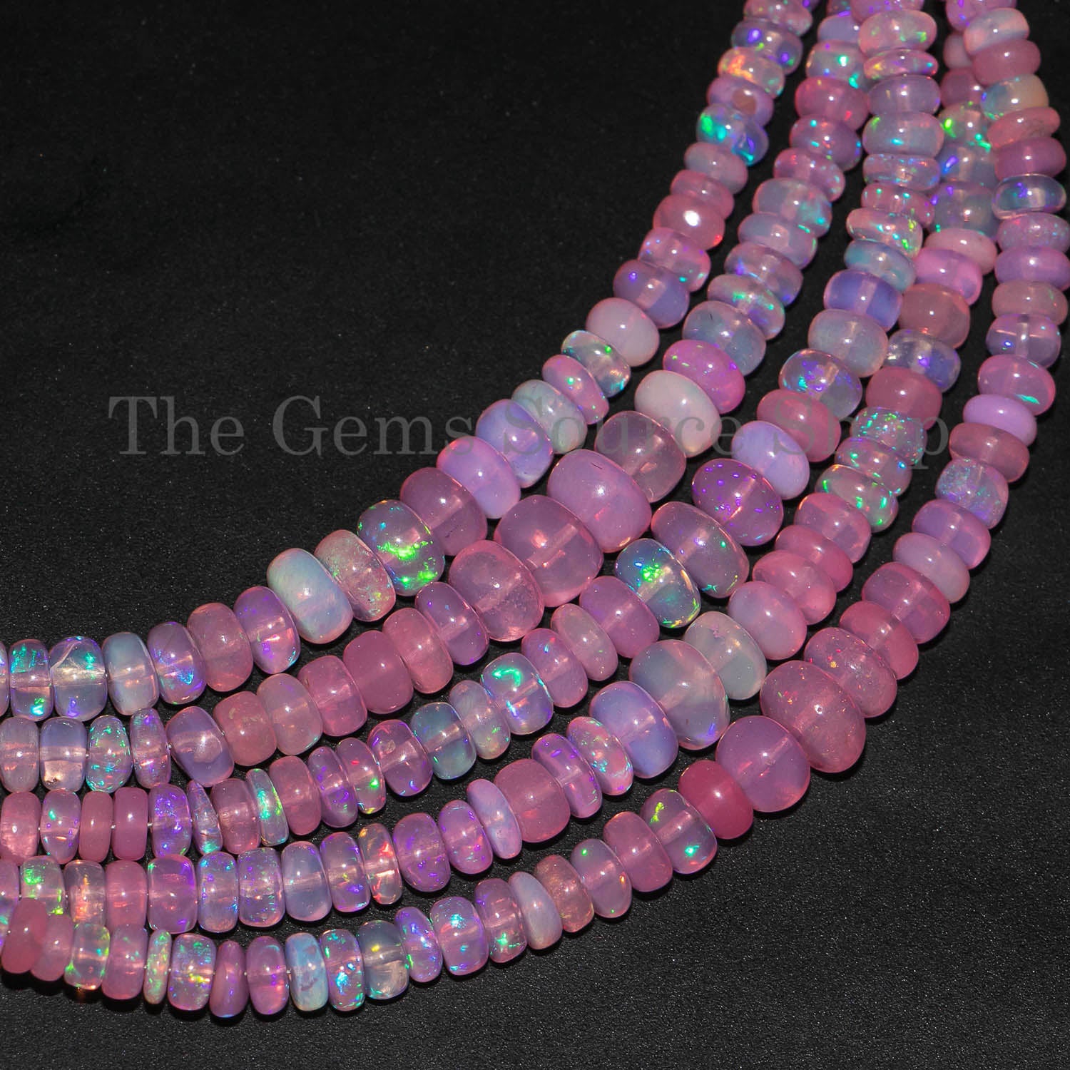 Natural Pink Opal Bead