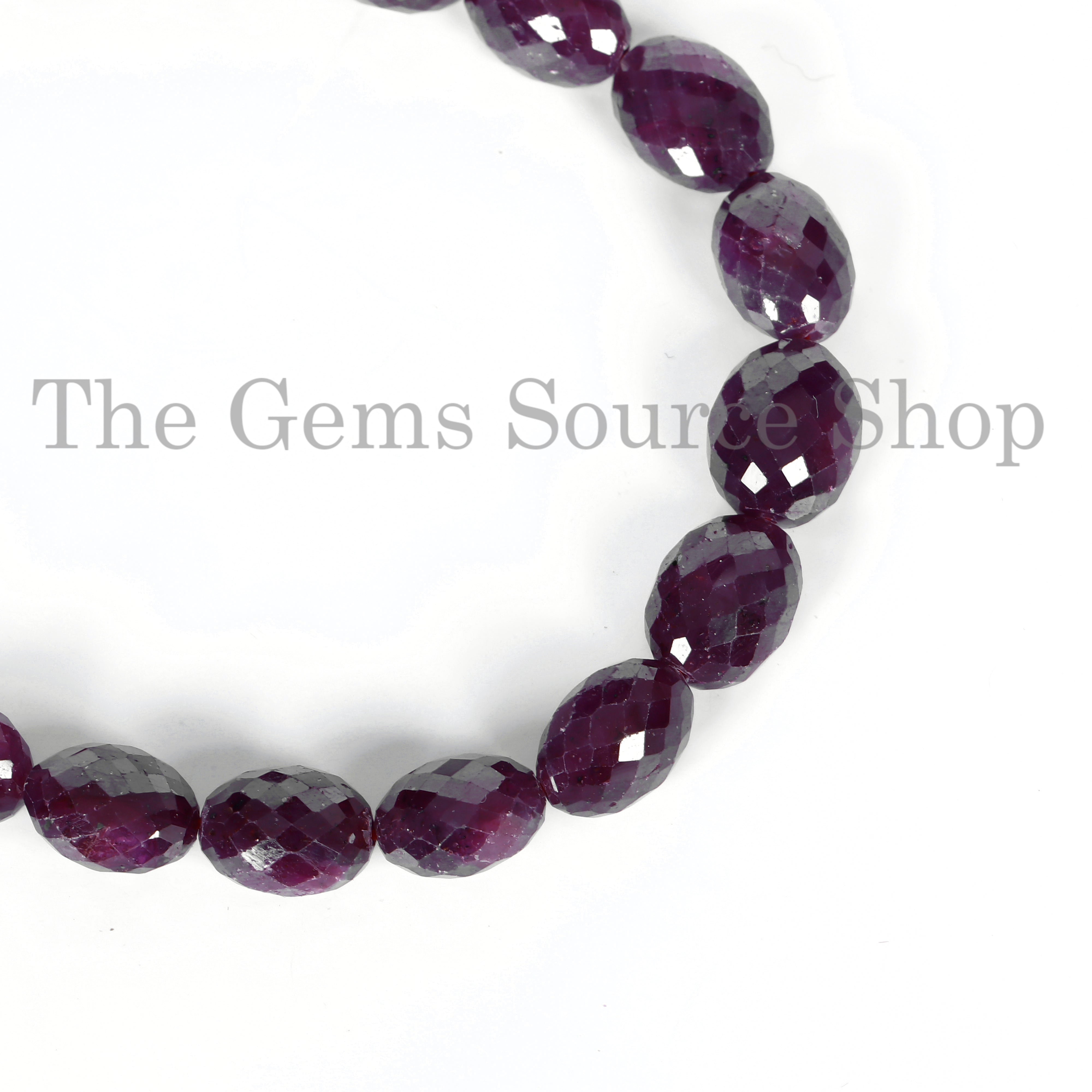 Natural Ruby Gemstone Beads