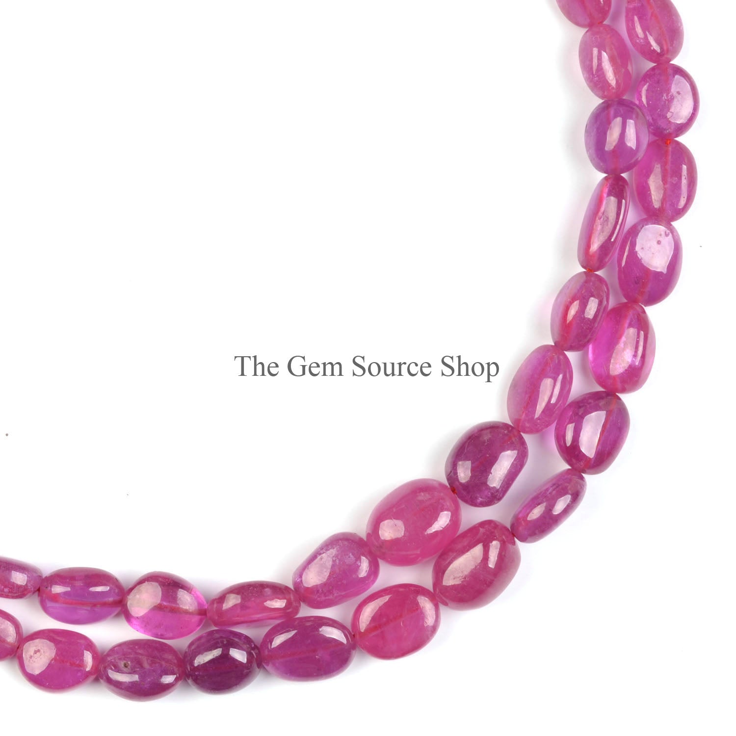 Ruby Beaded Necklace Jewelry