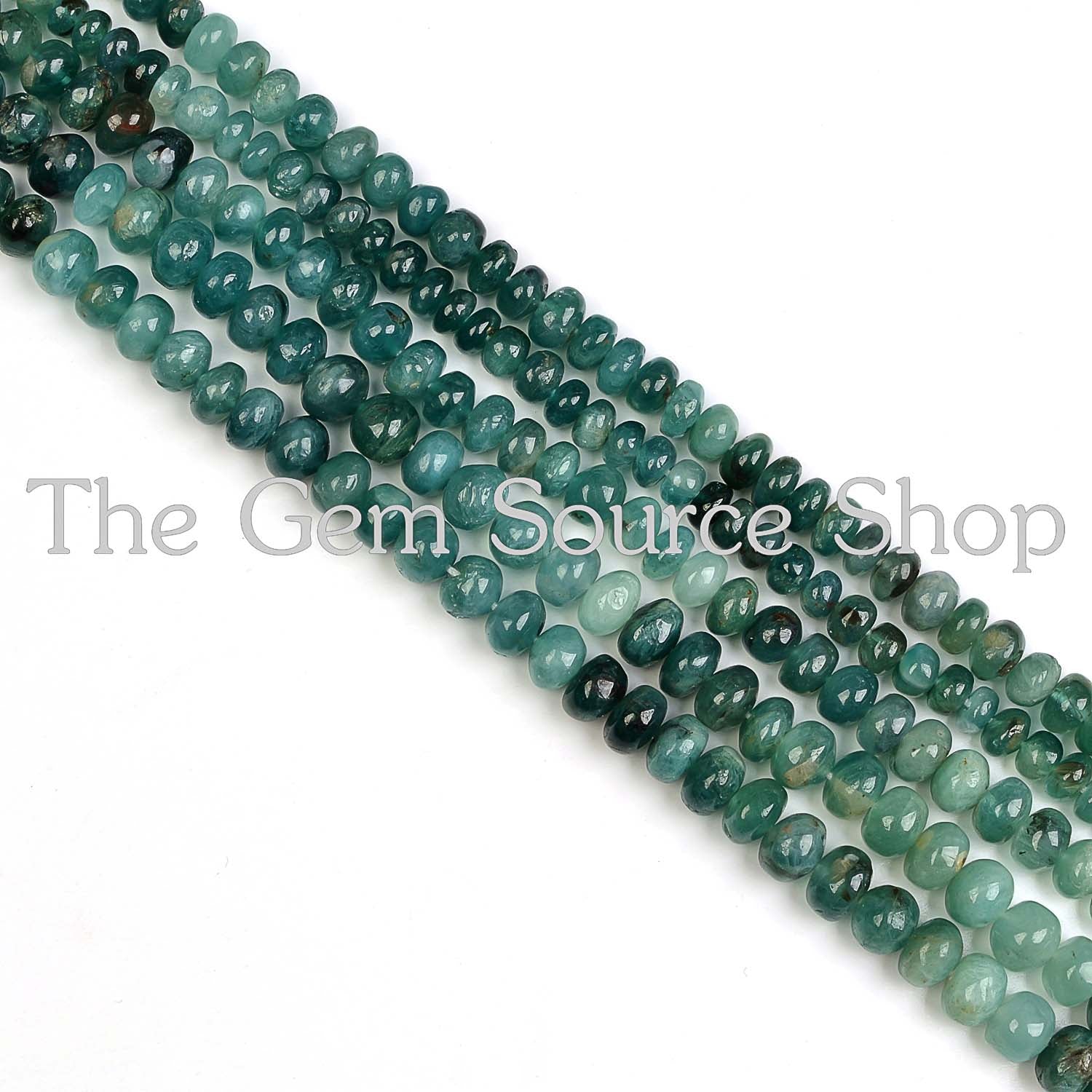 Grandidierite Center Drilled Beads